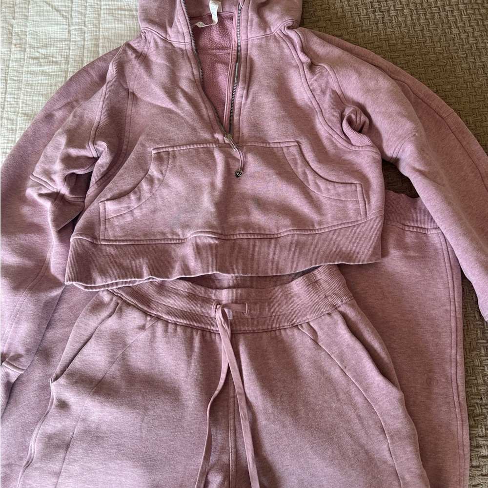 lululemon athletica Pink Track Pants & Joggers Set